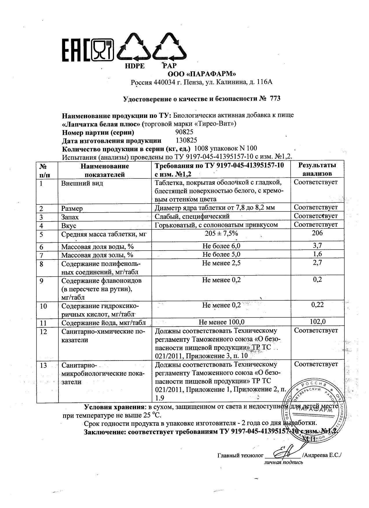 Паспорт №082025